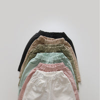 Load image into Gallery viewer, Baby Kid Girls Boys Solid Color Shorts Wholesale 24030117
