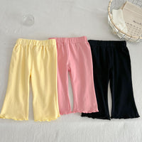 Load image into Gallery viewer, Baby Kid Girls Solid Color Pants Wholesale 24030131
