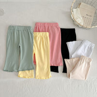 Load image into Gallery viewer, Baby Kid Girls Solid Color Pants Wholesale 24030131
