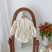 Load image into Gallery viewer, Baby Girls Solid Color Rompers Wholesale 24030132
