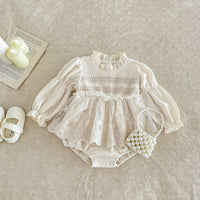 Load image into Gallery viewer, Baby Girls Solid Color Rompers Wholesale 24030132
