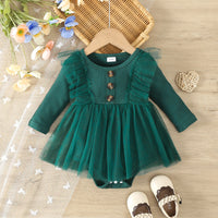 Load image into Gallery viewer, Baby Girls Solid Color Rompers Wholesale 24030136
