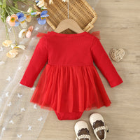 Load image into Gallery viewer, Baby Girls Solid Color Rompers Wholesale 24030136
