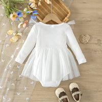 Load image into Gallery viewer, Baby Girls Solid Color Rompers Wholesale 24030136
