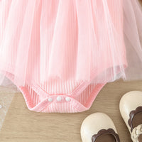 Load image into Gallery viewer, Baby Girls Solid Color Rompers Wholesale 24030136

