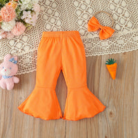 Load image into Gallery viewer, 2 Pieces Set Baby Girls Animals Cartoon Rompers And Solid Color Pants Wholesale 24030139
