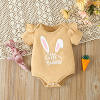Load image into Gallery viewer, 2 Pieces Set Baby Girls Letters Rompers And Animals Shorts Wholesale 24030140
