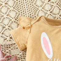 Load image into Gallery viewer, 2 Pieces Set Baby Girls Letters Rompers And Animals Shorts Wholesale 24030140
