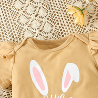 Load image into Gallery viewer, 2 Pieces Set Baby Girls Letters Rompers And Animals Shorts Wholesale 24030140
