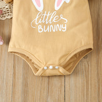 Load image into Gallery viewer, 2 Pieces Set Baby Girls Letters Rompers And Animals Shorts Wholesale 24030140
