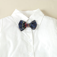 Load image into Gallery viewer, 2 Pieces Set Baby Kid Boys Solid Color Tops And Checked Shorts Wholesale 24030145
