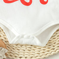 Load image into Gallery viewer, 2 Pieces Set Baby Girls Valentine&#39;s Day Letters Print Tops And Solid Color Pants Wholesale 24030150
