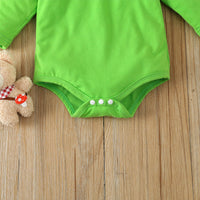 Load image into Gallery viewer, 2 Pieces Set Baby Girls St Patrick&#39;s Day Solid Color Tops And Cartoon Dresses Wholesale 24030155
