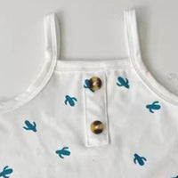 Load image into Gallery viewer, 2 Pieces Set Baby Girls Plant Tank Tops And Solid Color Pants Wholesale 24030158
