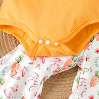 Load image into Gallery viewer, 2 Pieces Set Baby Girls Letters Rompers And Cartoon Pants Wholesale 24030159
