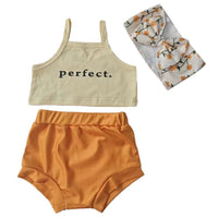 Load image into Gallery viewer, 2 Pieces Set Baby Girls Letters Tank Tops And Solid Color Shorts Wholesale 24030161
