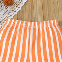 Load image into Gallery viewer, 2 Pieces Set Baby Kid Girls Letters Animals T-Shirts And Striped Pants Wholesale 24030165
