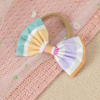 Load image into Gallery viewer, 2 Pieces Set Baby Girls Easter Letters Rompers And Color-blocking Shorts Wholesale 24030166
