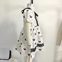Load image into Gallery viewer, Baby Kid Girls Butterfly Print Dresses Wholesale 24030170

