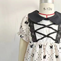 Load image into Gallery viewer, Baby Kid Girls Butterfly Print Dresses Wholesale 24030170
