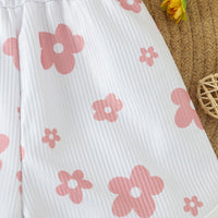 Load image into Gallery viewer, Baby Kid Girls Flower Print Beach Rompers Wholesale 24030175
