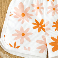 Load image into Gallery viewer, Baby Kid Girls Flower Print Beach Rompers Wholesale 24030175
