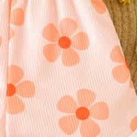 Load image into Gallery viewer, Baby Kid Girls Flower Print Beach Rompers Wholesale 24030175
