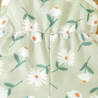 Load image into Gallery viewer, Baby Kid Girls Flower Print Beach Rompers Wholesale 24030175
