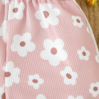 Load image into Gallery viewer, Baby Kid Girls Flower Print Beach Rompers Wholesale 24030175
