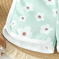 Load image into Gallery viewer, Baby Kid Girls Flower Print Beach Rompers Wholesale 24030175
