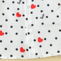 Load image into Gallery viewer, 2 Pieces Set Baby Kid Boys Valentine&#39;s Day Letters Love heart Print Tops And Solid Color Shorts Wholesale 24030179
