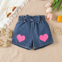Load image into Gallery viewer, 2 Pieces Set Baby Kid Girls Letters Tank Tops And Love heart Shorts Wholesale 24030180
