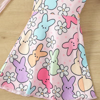 Load image into Gallery viewer, 2 Pieces Set Baby Kid Girls Letters Tops And Cartoon Pants Wholesale 24030181
