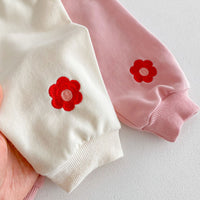 Load image into Gallery viewer, 2 Pieces Set Baby Girls Embroidered Tops And Pants Wholesale 24030182
