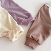 Load image into Gallery viewer, 2 Pieces Set Baby Kid Girls Color-blocking Tops And Pants Wholesale 24030183
