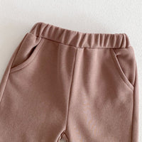 Load image into Gallery viewer, 2 Pieces Set Baby Kid Girls Color-blocking Tops And Pants Wholesale 24030183
