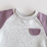 Load image into Gallery viewer, 2 Pieces Set Baby Kid Girls Color-blocking Tops And Pants Wholesale 24030183
