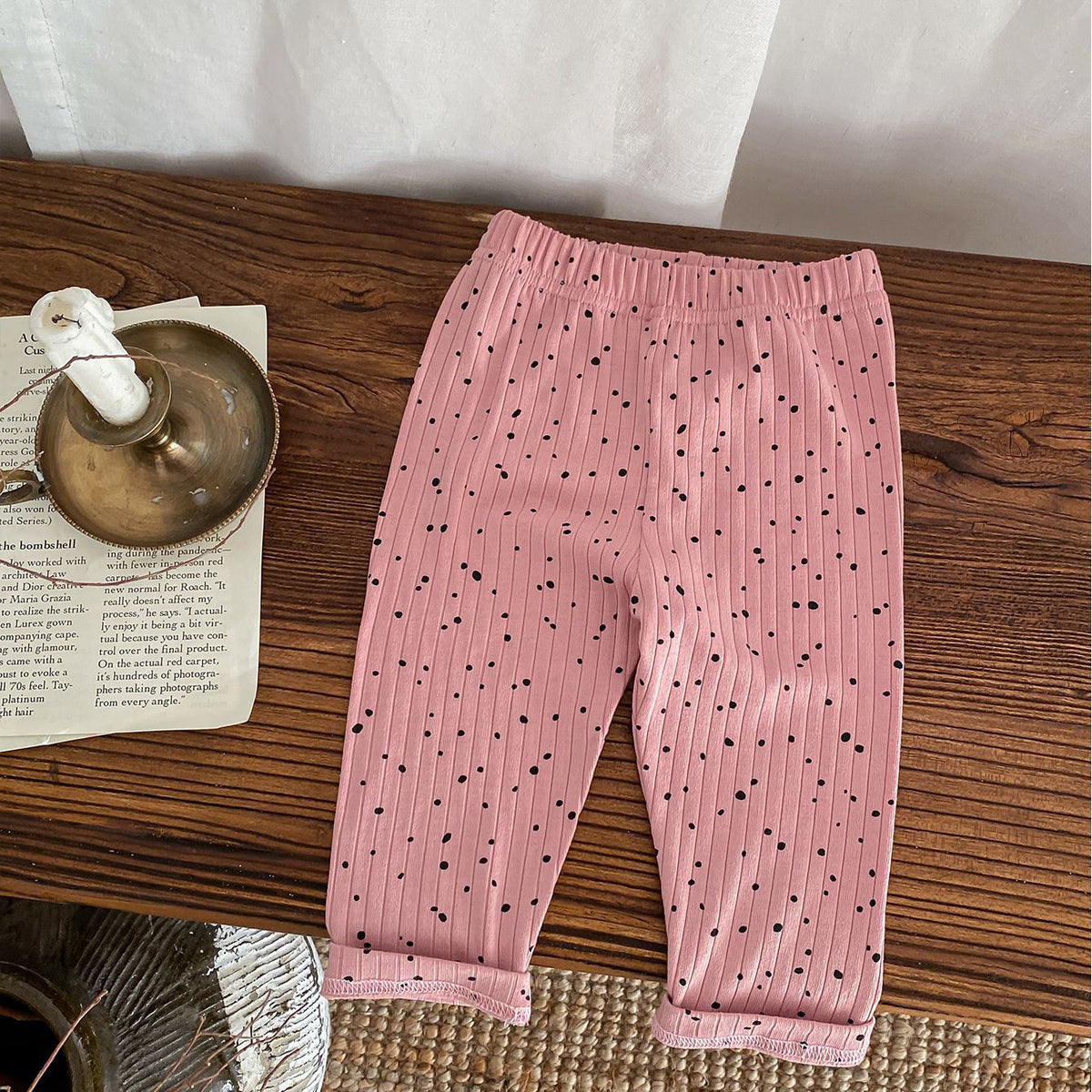 Baby Kid Girls Polka dots Print Pants Wholesale 24030184