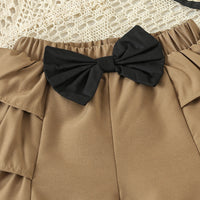 Load image into Gallery viewer, 2 Pieces Set Baby Kid Girls Polka dots Tops And Solid Color Shorts Wholesale 24030187
