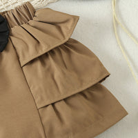 Load image into Gallery viewer, 2 Pieces Set Baby Kid Girls Polka dots Tops And Solid Color Shorts Wholesale 24030187
