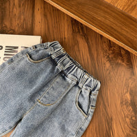 Load image into Gallery viewer, Baby Kid Girls Solid Color Bow Jeans Wholesale 24030188
