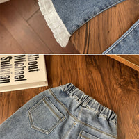 Load image into Gallery viewer, Baby Kid Girls Solid Color Bow Jeans Wholesale 24030188
