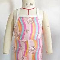 Load image into Gallery viewer, Baby Kid Girls Color-blocking Flower Jumpsuits Wholesale 24030190
