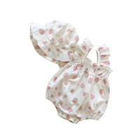 Load image into Gallery viewer, Baby Kid Girls Flower Fruit Print Rompers Wholesale 24040906
