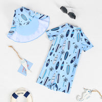 Load image into Gallery viewer, Baby Kid Boys Plant Print Beach Swimwears Wholesale 240409100
