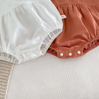 Load image into Gallery viewer, Baby Girls Solid Color Rompers Wholesale 240409105
