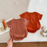 Load image into Gallery viewer, Baby Girls Solid Color Rompers Wholesale 240409108
