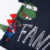 Load image into Gallery viewer, Baby Kid Boys Letters Dinosaur Tops Wholesale 24040911
