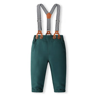 Load image into Gallery viewer, 2 Pieces Set Baby Kid Boys Solid Color Shirts And Pants Wholesale 240409111
