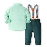 Load image into Gallery viewer, 2 Pieces Set Baby Kid Boys Solid Color Shirts And Pants Wholesale 240409111
